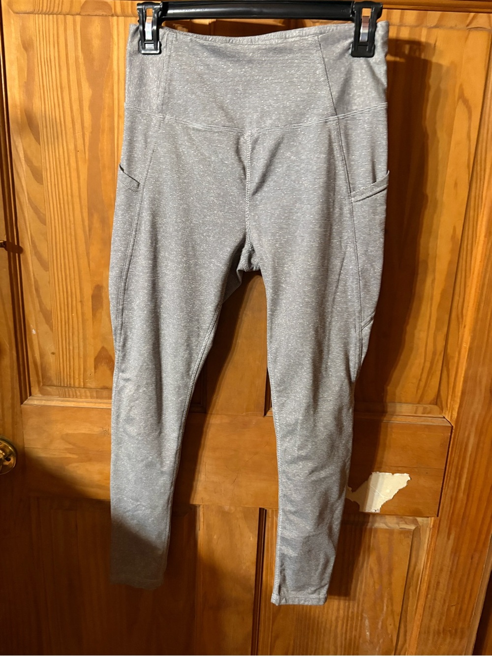 Danskin Now Gray Girls' Active Leggings with Side Pockets